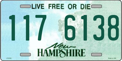 NH license plate 1176138