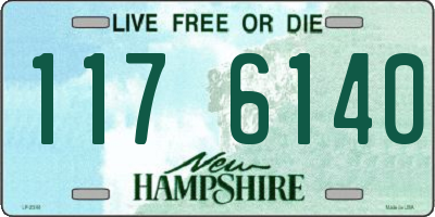 NH license plate 1176140