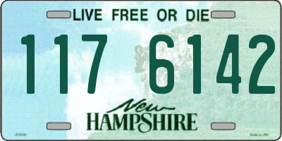 NH license plate 1176142