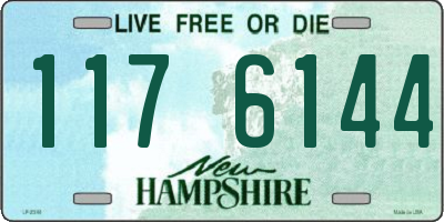 NH license plate 1176144