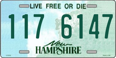 NH license plate 1176147