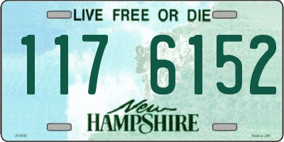 NH license plate 1176152