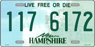NH license plate 1176172