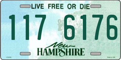 NH license plate 1176176