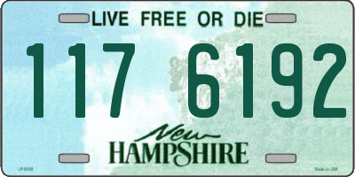 NH license plate 1176192