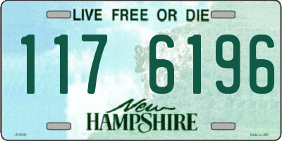 NH license plate 1176196