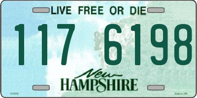 NH license plate 1176198