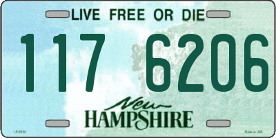NH license plate 1176206