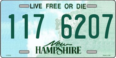 NH license plate 1176207
