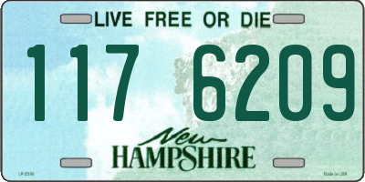 NH license plate 1176209