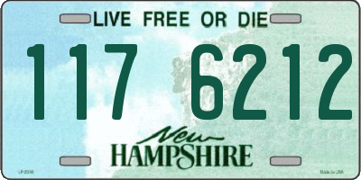 NH license plate 1176212