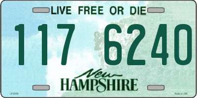NH license plate 1176240