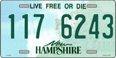 NH license plate 1176243
