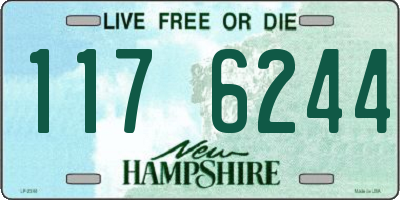 NH license plate 1176244