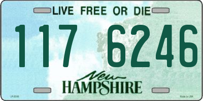 NH license plate 1176246
