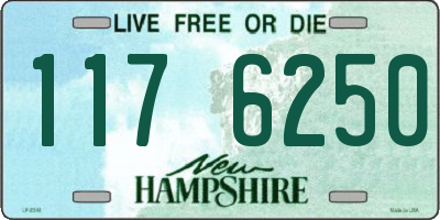 NH license plate 1176250