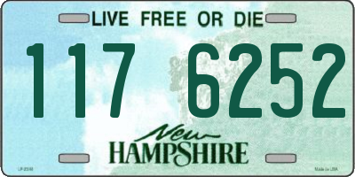 NH license plate 1176252