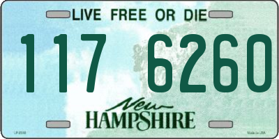 NH license plate 1176260