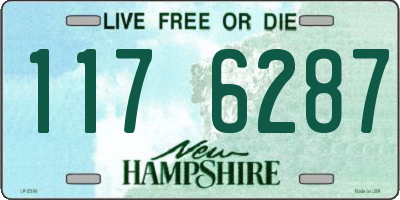 NH license plate 1176287