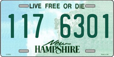 NH license plate 1176301