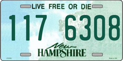 NH license plate 1176308