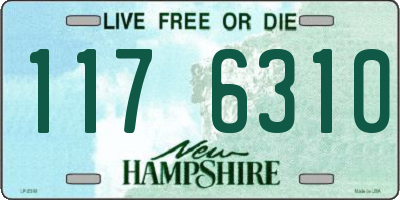 NH license plate 1176310