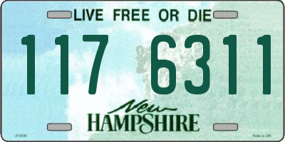 NH license plate 1176311