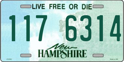 NH license plate 1176314