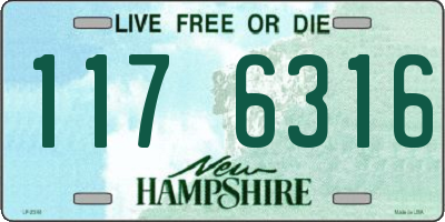 NH license plate 1176316