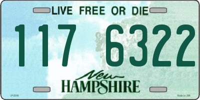 NH license plate 1176322