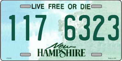 NH license plate 1176323