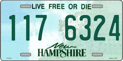 NH license plate 1176324