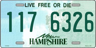 NH license plate 1176326