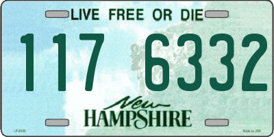 NH license plate 1176332