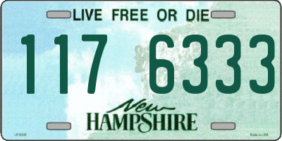 NH license plate 1176333