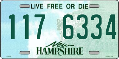 NH license plate 1176334