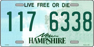 NH license plate 1176338