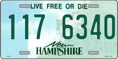 NH license plate 1176340