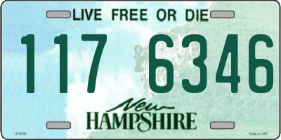 NH license plate 1176346