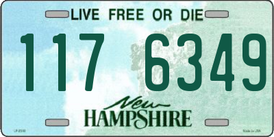 NH license plate 1176349