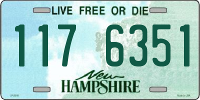 NH license plate 1176351
