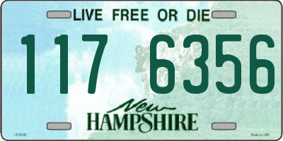 NH license plate 1176356