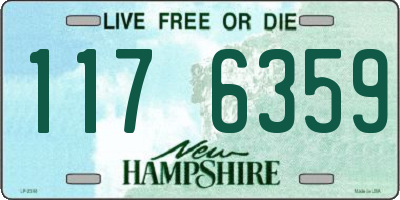 NH license plate 1176359