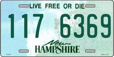 NH license plate 1176369