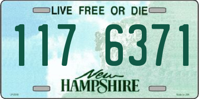 NH license plate 1176371