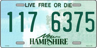 NH license plate 1176375