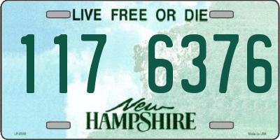 NH license plate 1176376