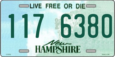 NH license plate 1176380