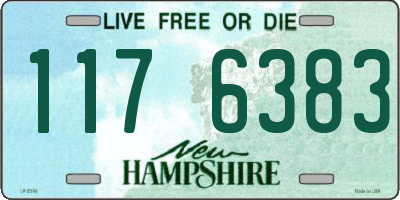 NH license plate 1176383