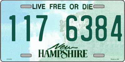 NH license plate 1176384